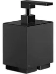 Gessi Rettangolo Stand-Seifenspender Beh&auml;lter schwarz - Metall schwarz