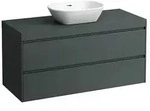 LAUFEN Lani Waschtischplatte mit Unterschrank 1185mm, mit Ausschnitt mittig -