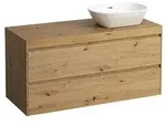 LAUFEN Lani Waschtischplatte mit Unterschrank 1185mm, mit Ausschnitt rechts -