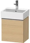 Duravit D-Neo Waschtischunterbau wandh&auml;ngend mit M&ouml;belgriff Edelstahl...