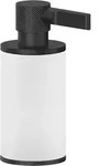 Gessi Inciso Stand-Seifenspender Glas dunkel - schwarz matt