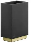 Gessi Rettangolo Stand-Glashalter Becher schwarz - messing