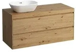 LAUFEN Lani Waschtischplatte mit Unterschrank 1185mm, mit Ausschnitt links -
