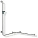 HEWI Serie 805 Classic Dusch- und Wannenhandlauf mit Brausehalter - signalwei&szlig;
