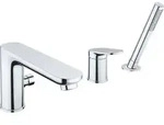 Duravit Wave 3-Loch Wannenarmatur - chrom