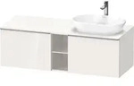 Duravit D-Neo Konsolenwaschtischunterbau mit M&ouml;belgriff Edelstahl geb&uuml;rstet -...