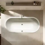 Kaldewei Vaio Duo Oval-Badewanne; Modell 951; 1800 x 800 x 420mm - alpinwei&szlig;