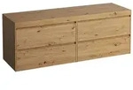 LAUFEN Lani Waschtischplatte mit Unterschrank 1570mm, ohne Ausschnitt - wildeiche