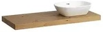 LAUFEN Lani Waschtischplatte 1185mm, mit Ausschnitt - wildeiche