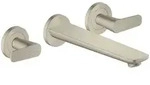 Axor Citterio C 3-Loch Wannenmischer Cubic Cut - brushed nickel