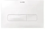 KLUDI UNIFIX WC-Bet&auml;tigungsplatte Gl&auml;nzendwei&szlig; - Gl&auml;nzendwei&szlig;