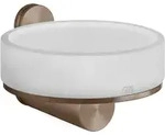 Gessi 316Accessoires Seifenablage Wandmodell, Glas hell - Kupfer geb&uuml;rstet