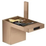 Axor MyEdition Einhebel-Bidetmischer mit Push-Open Ablaufgarnitur, ohne Platte -