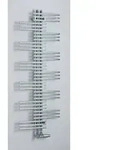Zehnder Yucca Badheizk&ouml;rper f&uuml;r Warmwasseranschluss einlagig, Modell YS-180-060 -