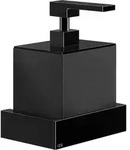 Gessi Rettangolo Wand-Seifenspender Beh&auml;lter schwarz - Metall schwarz