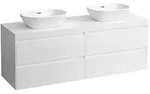 LAUFEN Lani Waschtischplatte mit Unterschrank 1570mm, mit Ausschnitt links und rechts