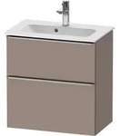 Duravit D-Neo Waschtischunterbau wandh&auml;ngend mit M&ouml;belgriff Edelstahl...