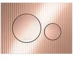 LAUFEN Moondance WC-Bet&auml;tigungsplatte - Rosegold geb&uuml;rstet