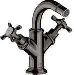 Axor Montreux 2-Griff-Bidetarmatur - polished black chrome