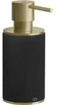 Gessi 316Accessoires Stand-Seifenspender Glas dunkel - messing geb&uuml;rstet