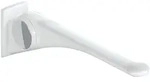 HEWI Serie 802 LifeSystem St&uuml;tzklappgriff Premium, signalwei&szlig; gl&auml;nzend / anthrazit
