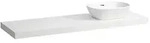 LAUFEN Lani Waschtischplatte 1570mm, mit Ausschnitt - wei&szlig; matt