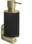 Gessi 316Accessoires Seifenspender Wandmodell, Glas dunkel - messing geb&uuml;rstet