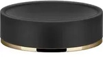 Gessi Inciso Seifenablage Standmodell, Glas dunkel - warm bronze PVD