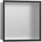 Hansgrohe XtraStoris Individual Wandnische, Korpus Edelstahl geb&uuml;rstet, 30 x 30 x