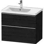 Duravit D-Neo Waschtischunterbau wandh&auml;ngend mit M&ouml;belgriff Edelstahl...