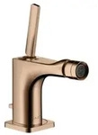 Axor Citterio E Einhebel-Bidetmischer - polished red gold optic