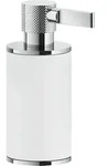 Gessi Inciso Stand-Seifenspender Glas hell - chrom