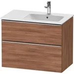 Duravit D-Neo Waschtischunterbau wandh&auml;ngend mit M&ouml;belgriff Edelstahl...