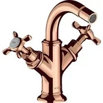 Axor Montreux 2-Griff-Bidetarmatur - polished red gold optic