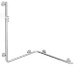HEWI Warm Touch Duschhandlauf mit Brausehalterstange - anthrazitgrau