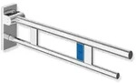 HEWI System 900 mobiler St&uuml;tzklappgriff Mono, Design A, 712mm, mit Sp&uuml;lausl&ouml;sung -