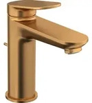 Duravit Wave Einhebel-Waschtischmischer M mit Zugstangen-Ablaufgarnitur - Bronze