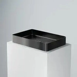 Steinberg Serie 442 Edelstahl-Aufsatzwaschtisch - Edelstahl