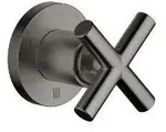 Dornbracht Tara. Unterputz-Dreiwege-Umstellung - brushed dark platinum