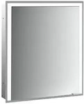 emco prime 3 Einbau-Lichtspiegelschrank 600mm - Aluminium
