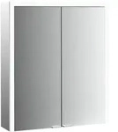 emco prime 3 Lichtspiegelschrank 600mm - Aluminium/wei&szlig;
