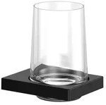 KEUCO Edition 11 Black Selection Glashalter - schwarz matt