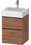Duravit D-Neo Waschtischunterbau wandh&auml;ngend mit M&ouml;belgriff Diamantschwarz -