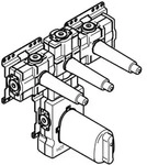 Dornbracht xTool Unterputz-Thermostatmodul mit 3 Ventilen - Neutral