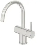 Steinberg Serie 100 Waschtisch-Einhebelmischer mit Ablaufgarnitur - brushed nickel