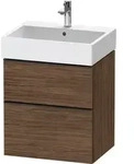 Duravit D-Neo Waschtischunterbau wandh&auml;ngend mit M&ouml;belgriff Diamantschwarz -