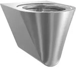 KWC Professional Heavy-Duty Tiefsp&uuml;l WC - chromnickelstahl