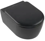 Villeroy & Boch Skyla WC-Combi-Pack - Pure Black CeramicPlus