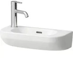 LAUFEN Lua Aufsatz-Handwaschbecken 500 x 230mm, Hahnloch links - wei&szlig; LCC