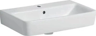 Geberit 226160000, Geberit Renova Comprimo Waschtisch, 600 x 370mm, mit Hahnloch, mit